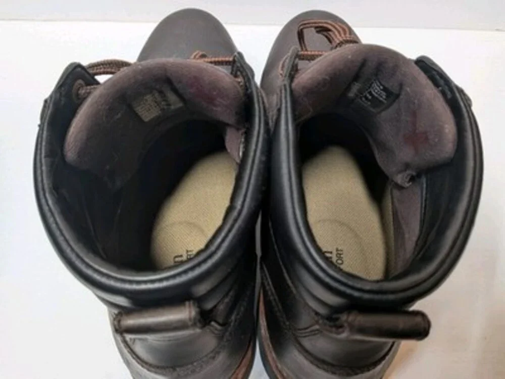 LL Bean Plain Toe Bucksport Leather Boots Men's 11 TEK 2.5 True Comfort 514176